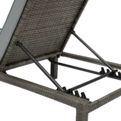 SVITA PEACH Gartenliege Sonnenliege Relaxliege Polsterauflage Klappbar Polyrattan Grau -Grünwelt Exporteren Garten-Winkel c7ce3c7fab9a2c2202170b0faec80e3e