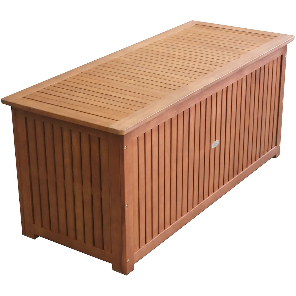 Auflagenbox 'Washington' Hartholz Akazie Geölt 133x58x55cm 3 Auflagenbox 'Washington' Hartholz Akazie Geölt 133x58x55cm – Bild 3