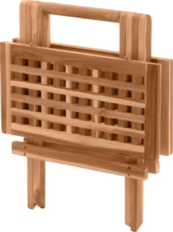 Möbilia Gartentisch Quadratisch 50 Cm Aus Teak Holz | Klappbar | B 50 X T 50 X H 50 Cm | Natur | 11020001 | Serie GARTEN -Grünwelt Exporteren Garten-Winkel c9476f450928e5ca0bc9da596f12604f