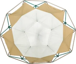 Lifetime Geometrisches Klettergerüst, Kletterkugel "Geodome" Mit Abdeckung, Spielzelt Grün / Bronze Ø 305 X 152 Cm -Grünwelt Exporteren Garten-Winkel c958e7d3730d5424f3a347c486021ae7