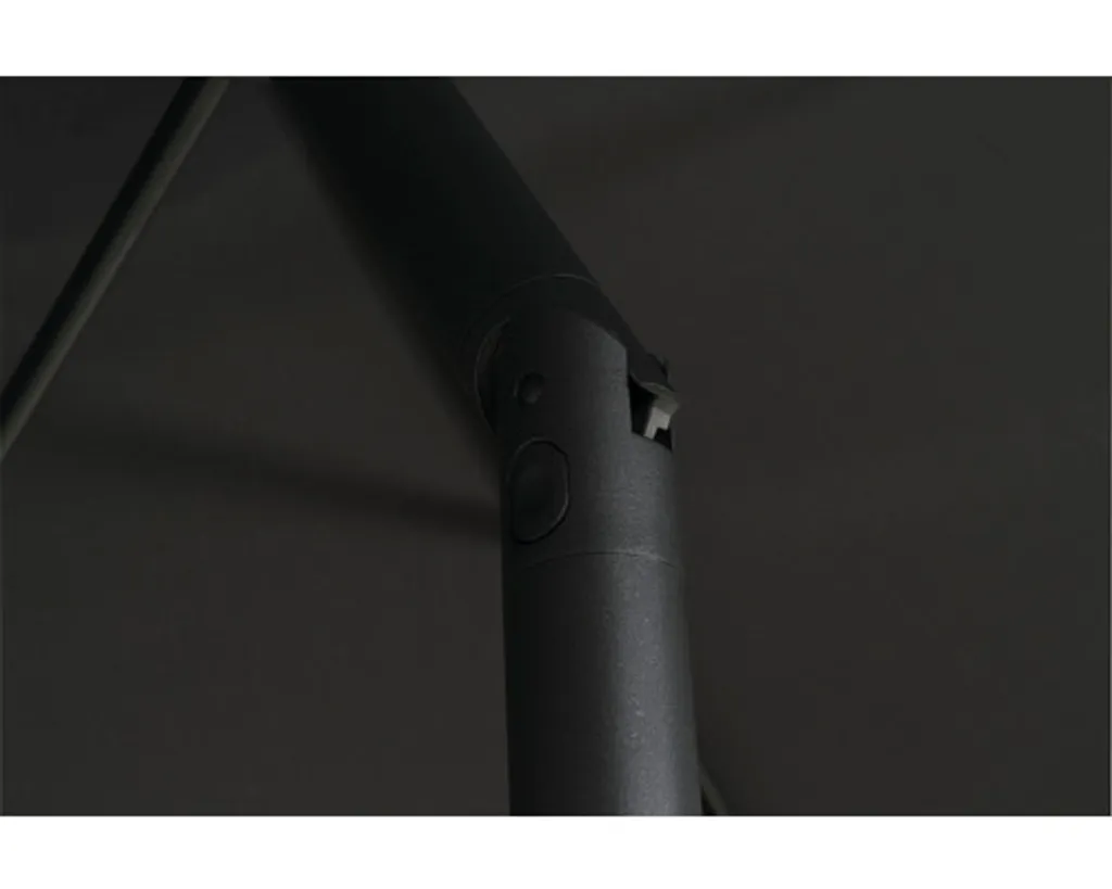 SIENA GARDEN Isa Mittelstockschirm Anthrazit/anthrazit 300 Cm L30537 15 SIENA GARDEN Isa Mittelstockschirm Anthrazit/anthrazit 300 Cm L30537 – Bild 15