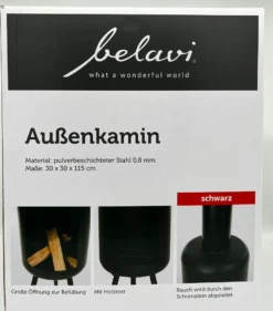 Belavi Außenkamin Kamin Für Außen Garten Gartenkamin Schwarz -Grünwelt Exporteren Garten-Winkel ca760308ba9b2c71eb2e2a2fe33caad9