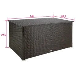 Tectake Auflagenbox Mit Aluminiumgestell Oslo, 145x82,5x79,5cm - Braun 14 Tectake Auflagenbox Mit Aluminiumgestell Oslo, 145x82,5x79,5cm - Braun -Grünwelt Exporteren Garten-Winkel caaca980f462fe504ad93ce6bf592a88