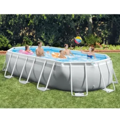 INTEX 26796GN Prism Frame Oval Pool 503 X 274 X 122 Cm -Grünwelt Exporteren Garten-Winkel cd977787daec9b82ed92a638af2313f3