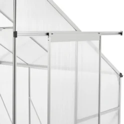 Juskys Aluminium Anlehn-Gewächshaus 2,4 M² – Treibhaus Mit Schiebetür, Fenster Zum Lüften & Stahl-Fundament – Stabiles Pflanzenhaus Für Garten 32 Juskys Aluminium Anlehn-Gewächshaus 2,4 M² – Treibhaus Mit Schiebetür, Fenster Zum Lüften & Stahl-Fundament – Stabiles Pflanzenhaus Für Garten -Grünwelt Exporteren Garten-Winkel cda30807e215384ec62e7cad13935004