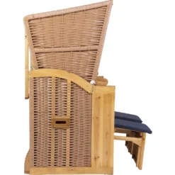 Strandkorb Ostsee XXL Volllieger 2 Sitzer - 120 Cm Breit - Blau Weiß Dick Gestreift Inklusive Schutzhülle, Ideal Für Garten Und Terrasse 15 Strandkorb Ostsee XXL Volllieger 2 Sitzer - 120 Cm Breit - Blau Weiß Dick Gestreift Inklusive Schutzhülle, Ideal Für Garten Und Terrasse -Grünwelt Exporteren Garten-Winkel ce35303a385ce28ac3bf57be8d3b09b3