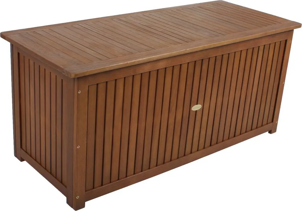Garden Pleasure Auflagenbox Garten Box Truhe Auflagen Kissenbox Akazie Holz 3 Garden Pleasure Auflagenbox Garten Box Truhe Auflagen Kissenbox Akazie Holz – Bild 3