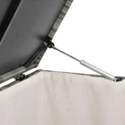 Juskys Polyrattan Auflagenbox Ikaria 950 L – Deckel Mit Hubautomatik & Innenplane – Garten Kissenbox Für Balkon & Terrasse – Gartenbox Grau-meliert -Grünwelt Exporteren Garten-Winkel cf54e630e8b02037869a50356fd26681