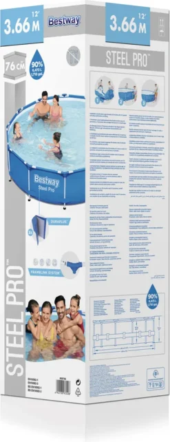 Bestway Swimmingpool Steel Pro Rahmen 366 X 76 Cm -Grünwelt Exporteren Garten-Winkel cfaf6edadb4c05487103655ddde254aa