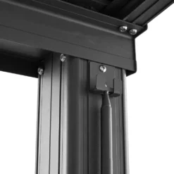 Juskys Terrassenüberdachung 7x3 M Mit Schiebedach - Terrassendach Aus Aluminium Mit Doppelstegplatten - Wetterfeste Überdachung Mit UV-Schutz - Grau -Grünwelt Exporteren Garten-Winkel d37820f723c496a61b6909139192834c