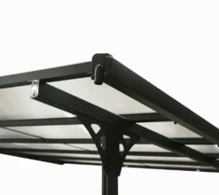 Westmann Aluminium Terassenüberdachung Mit Doppelstegplatten "Bruce" Schwarz 556 X 300 X 225-270 Cm (L X B X H) -Grünwelt Exporteren Garten-Winkel d40bc05cae3ea72321aaf281321b7414