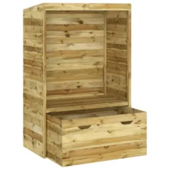 VidaXL Strandkorb Mit Schublade 112x60x168 Cm Massivholz Kiefer -Grünwelt Exporteren Garten-Winkel d42b688649e51983c74d09f83454fc87