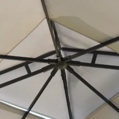 Flieks Pavillon 3x3 Wasserdicht, Gartenpavillon Grillpavillon Mit Seitenwand, Dach Und Pulverbeschichteter Stahl Partyzelt -Grünwelt Exporteren Garten-Winkel d443d8275ffdbe7d18bcc27463f09d1f 1