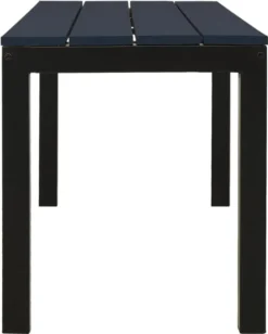 VidaXL Gartenbank 110 Cm Stahl Und WPC Schwarz -Grünwelt Exporteren Garten-Winkel d461e0560b98924c7e4ed0180b3c602c