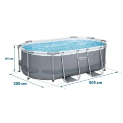 Bestway 5614A Power Steel Ovaler Oberirdischer Pool 305x200x84cmHöhe (cm): 84, Breite (cm): 305, Zusammensetzung: PVC, Länge (cm): 200, Gestalten: Oval, Maße: 3 - 3,99 M, Filterpumpe: 58381 39 Bestway 5614A Power Steel Ovaler Oberirdischer Pool 305x200x84cmHöhe (cm): 84, Breite (cm): 305, Zusammensetzung: PVC, Länge (cm): 200, Gestalten: Oval, Maße: 3 - 3,99 M, Filterpumpe: 58381 -Grünwelt Exporteren Garten-Winkel d49608bf213111690fc122a26692504e