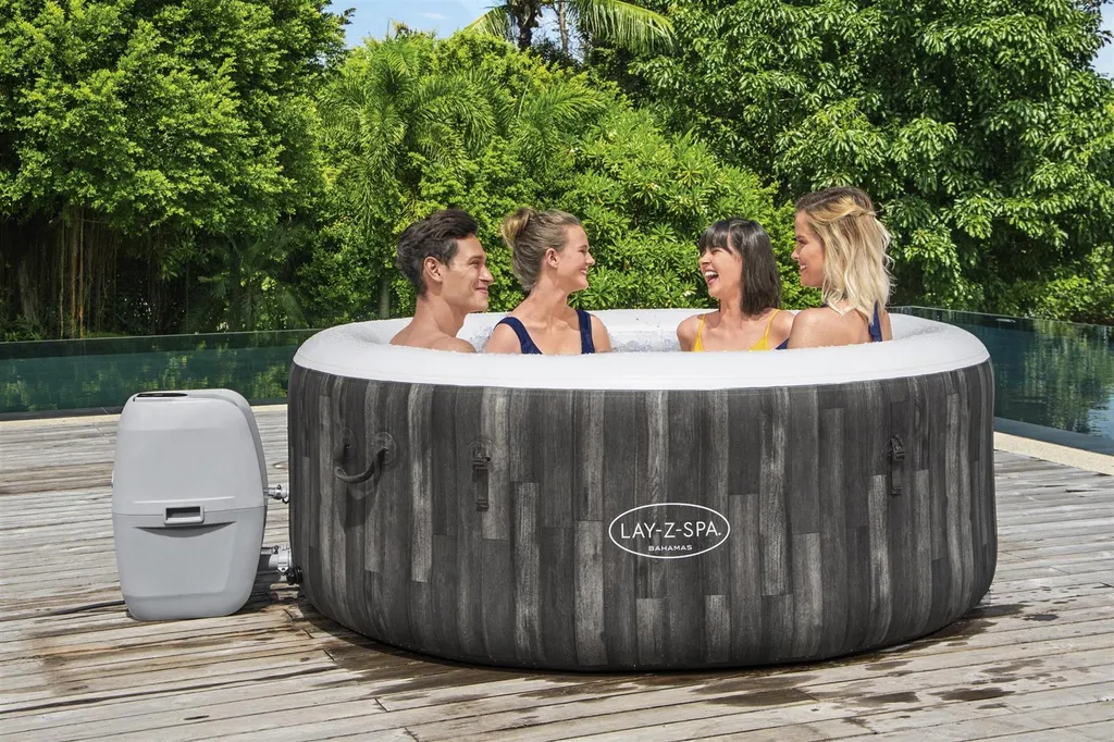Bestway® LAY-Z-SPA® Whirlpool Bahamas AirJet™ Ø 180 X 66 Cm, Rund 1 Bestway® LAY-Z-SPA® Whirlpool Bahamas AirJet™ Ø 180 X 66 Cm, Rund