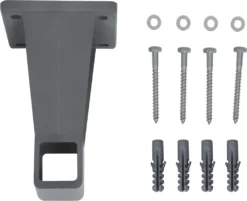 SONGMICS Wandhalterung Für Seitenmarkisen, Wandhalter, Auszugsfixierung, Grau GSA005 -Grünwelt Exporteren Garten-Winkel d51f6478284d71b8401456de64e2930e