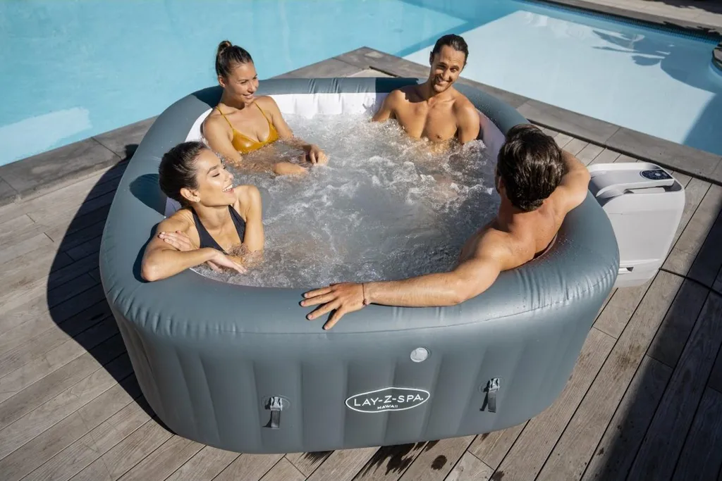 Bestway LAY-Z-SPA® Whirlpool Hawaii HydroJet Pro™, Eckig, 180x180x71cm, 60031 16 Bestway LAY-Z-SPA® Whirlpool Hawaii HydroJet Pro™, Eckig, 180x180x71cm, 60031 – Bild 16