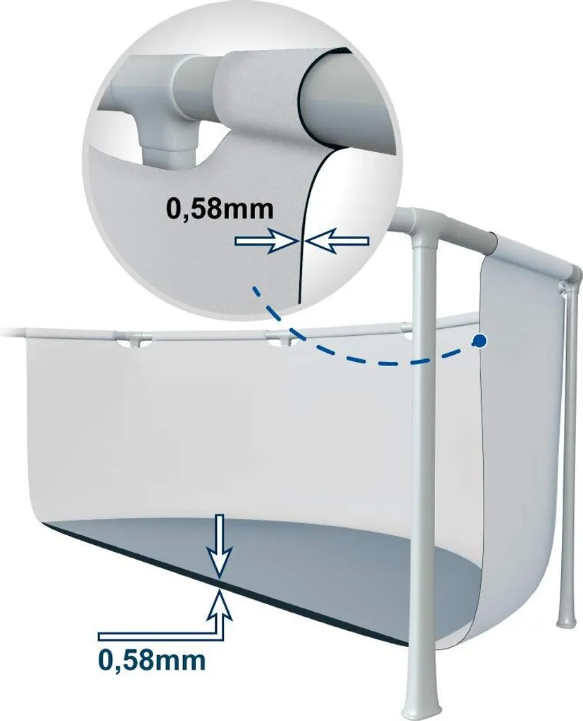 Intex Frame Pool Set Prism Quadra 400 X 200 X 100 Cm 12 Intex Frame Pool Set Prism Quadra 400 X 200 X 100 Cm – Bild 12