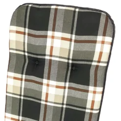 2tlg Hochlehner Polsterauflagen-Set 'Scala' Braun, Grau, Schwarz Kariert -Grünwelt Exporteren Garten-Winkel d635cdd2ef46a1cf26179a16c267071c