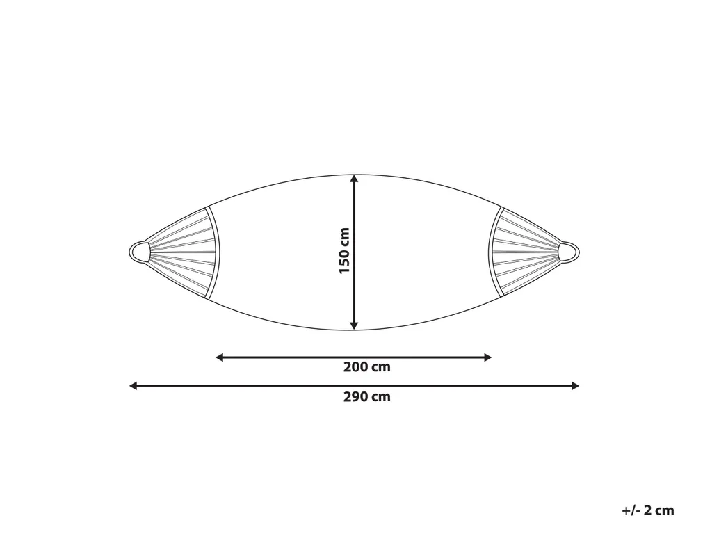 Hängematte Grau Aus Baumwolle Und Polyester Mit Fransen Handgewebt UV-Beständig Romantisch Garten Camping Outdoor 2 Hängematte Grau Aus Baumwolle Und Polyester Mit Fransen Handgewebt UV-Beständig Romantisch Garten Camping Outdoor – Bild 2