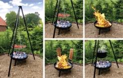 Grill Schwenkgrill Feuerschale Mit Topf Und 2 Flammlachs-Haltern 2341 25 Grill Schwenkgrill Feuerschale Mit Topf Und 2 Flammlachs-Haltern 2341 -Grünwelt Exporteren Garten-Winkel d65c6dec8b160c899094099d660a96db