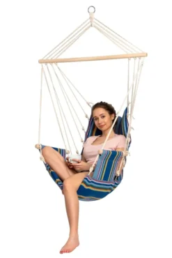 Amazonas Palau Ocean Hängestuhl Mit Rückenlehne Blau Hängestuhl -Grünwelt Exporteren Garten-Winkel d65d1e8b1267099f0ef3f724cea553fd