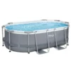 Bestway 5614A Power Steel Ovaler Oberirdischer Pool 305x200x84cmHöhe (cm): 84, Breite (cm): 305, Zusammensetzung: PVC, Länge (cm): 200, Gestalten: Oval, Maße: 3 - 3,99 M, Filterpumpe: 58381