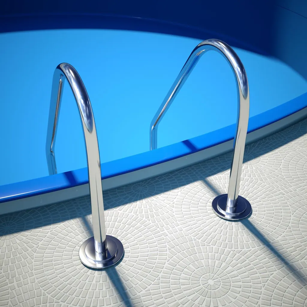 Interline Edelstahl Einstiegsleiter 4 Stufen 6 Interline Edelstahl Einstiegsleiter 4 Stufen – Bild 6