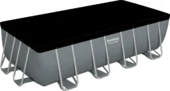Bestway® Power Steel™ Frame Pool Komplett-Set Mit Sandfilteranlage 488 X 244 X 122 Cm, Grau, Eckig -Grünwelt Exporteren Garten-Winkel d738d32498beb5bbe9ece2ec444359a2