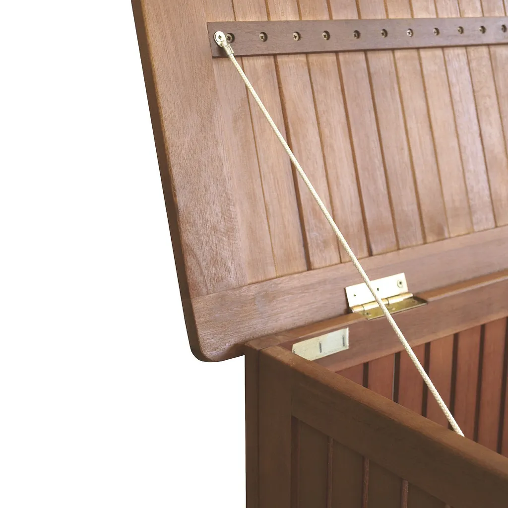 Auflagenbox 'Washington' Hartholz Akazie Geölt 133x58x55cm 4 Auflagenbox 'Washington' Hartholz Akazie Geölt 133x58x55cm – Bild 4