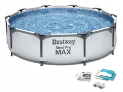 Bestway® Steel Pro MAX™ Frame Pool Ohne Pumpe Ø 305 X 76 Cm, Lichtgrau, Rund 30 Bestway® Steel Pro MAX™ Frame Pool Ohne Pumpe Ø 305 X 76 Cm, Lichtgrau, Rund -Grünwelt Exporteren Garten-Winkel d75b82e1e0f8f418752968234ae556c0