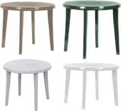 CURVER LISA Gartentisch 90 X 73 Cm, Farbe:White