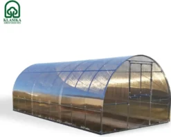 Gewächshaus KLASIKA EASY 3x6m (18m2) Mit 4mm Polycarbonat (Rahmen Aus Vierkantrohr)