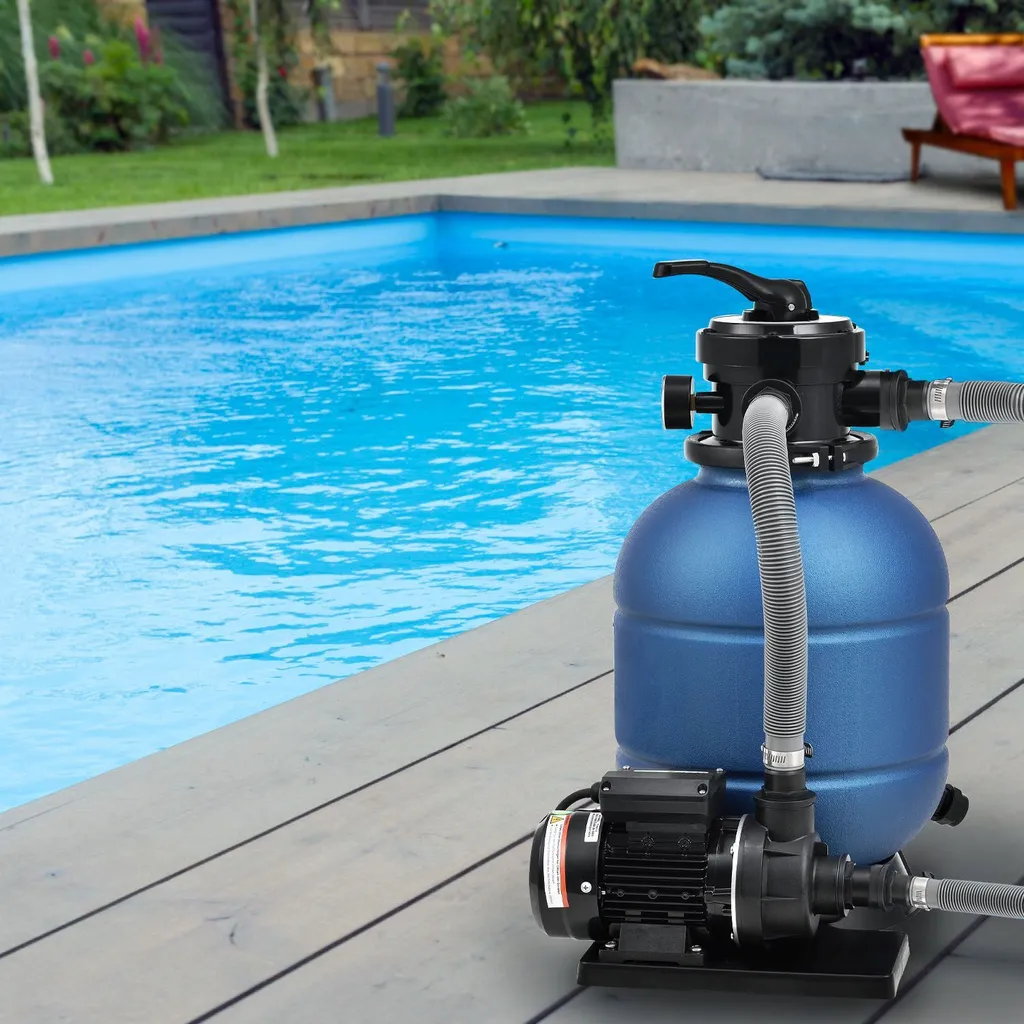 Juskys Sandfilteranlage PSFA20A – Robuster Pool-Filter Mit 4 Wege-Ventil Und Druckanzeige - Mit Selbstreinigungsfunktionen Und Winterfest 2 Juskys Sandfilteranlage PSFA20A – Robuster Pool-Filter Mit 4 Wege-Ventil Und Druckanzeige - Mit Selbstreinigungsfunktionen Und Winterfest – Bild 2