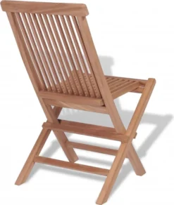 VidaXL Klappbare Gartenstühle 4 Stk. Massivholz Teak -Grünwelt Exporteren Garten-Winkel db3cbfcb40acd184f899308d5cd46b1e