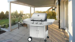 Grill Gasgrill Grillwagen Mit 3 Edelstahlbrenner Gussgrillrost Temperaturanzeige -Grünwelt Exporteren Garten-Winkel dc7929b068932ff143e287aab1256967