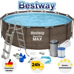 Bestway Swimmingpool-Set Steel Pro Max Rahmen 366 X 100 Cm 39 Bestway Swimmingpool-Set Steel Pro Max Rahmen 366 X 100 Cm -Grünwelt Exporteren Garten-Winkel dcf5a6ae10a17bd6721abca85354cafa
