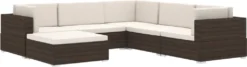 VidaXL Modular-Sofa-Mittelteil 1 Stk. + Auflagen Poly Rattan Grau -Grünwelt Exporteren Garten-Winkel dd221ae3b7c99aa95f4293f9e8d36c0c