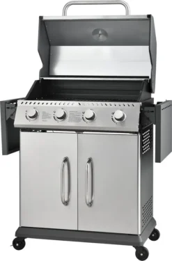 Juskys Gasgrill Kansas Mit 4 Brenner 12 KW, BBQ Grill Mit Gusseisen-Grillrost, Warmhalterost & Thermometer, XL Grillwagen 2 Seitenablagen & 4 Räder 25 Juskys Gasgrill Kansas Mit 4 Brenner 12 KW, BBQ Grill Mit Gusseisen-Grillrost, Warmhalterost & Thermometer, XL Grillwagen 2 Seitenablagen & 4 Räder -Grünwelt Exporteren Garten-Winkel dd4540e35b84c77da11c3a30ba5d4664