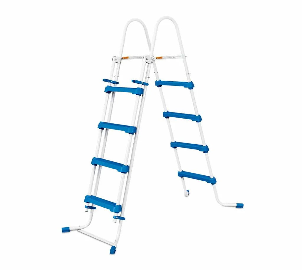 Summer Waves Stahl Poolleiter Sicherheitsleiter Weiß 132 Cm 1 Summer Waves Stahl Poolleiter Sicherheitsleiter Weiß 132 Cm