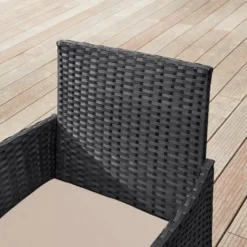 SONGMICS Balkonmöbel, Aus PE-Polyrattan, Lounge-Set, GGF004B05 -Grünwelt Exporteren Garten-Winkel de31decaf59337d6e8589565465887c8
