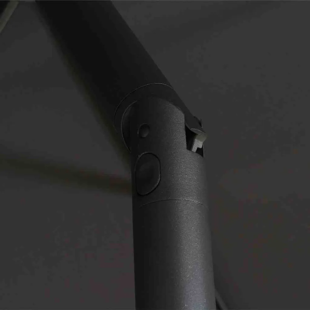 SIENA GARDEN Isa Mittelstockschirm Anthrazit/anthrazit 300 Cm L30537 5 SIENA GARDEN Isa Mittelstockschirm Anthrazit/anthrazit 300 Cm L30537 – Bild 5