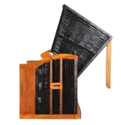 Strandkorb - Bene Living - Ostsee - Karo/grau - PE Schwarz -Grünwelt Exporteren Garten-Winkel de3c0aff1cd0db4fc99bf6344f672f75