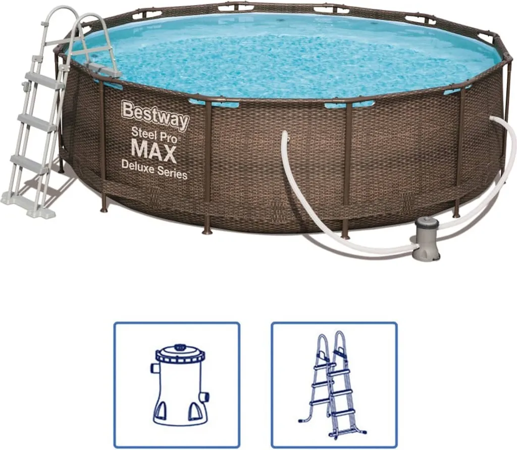 Bestway Swimmingpool-Set Steel Pro Max Rahmen 366 X 100 Cm 2 Bestway Swimmingpool-Set Steel Pro Max Rahmen 366 X 100 Cm – Bild 2