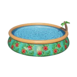 Bestway Fast Set™ Pool-Set Mit Filterpumpe "Paradise Palms", Rund, 457x84cm, 57416