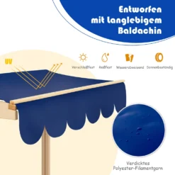 COSTWAY Sandkasten Für Kinder Aus Holz Im Freien, Überdachter Sandkasten Aus Ausgewähltem Zedernholz, Sandkasten-Spielzeug Hof-Spielstation Für 3-12 Jahre Alte Kinder -Grünwelt Exporteren Garten-Winkel e27a123cd6e4da02c0558fbf93fc36b2