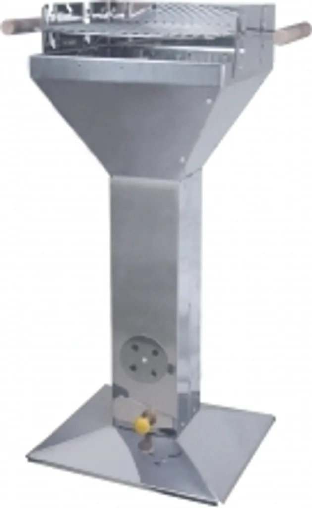 Holzkohle BBQ Grill Trichtergrill Edelstahl 3 Holzkohle BBQ Grill Trichtergrill Edelstahl – Bild 3