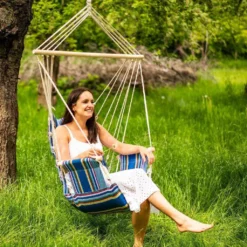 Amazonas Palau Ocean Hängestuhl Mit Rückenlehne Blau Hängestuhl -Grünwelt Exporteren Garten-Winkel e2e3245992f534ec2985ede2e30bfcb6