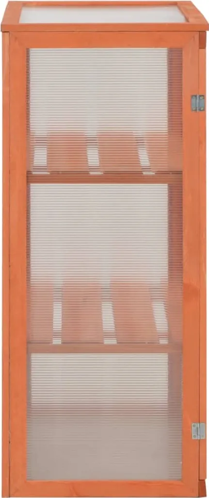 VidaXL Gewächshaus Holz 75x47x109 Cm 5 VidaXL Gewächshaus Holz 75x47x109 Cm – Bild 5